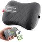 Hikenture Camping Pillow with Removable Cover - Ultralight Inflatable Pillow for Neck Lumbar Support - Upgrade Backpacking Pillow - Washable Travel Air Pillows for Camping, Hiking, Backpacking - color: Grey