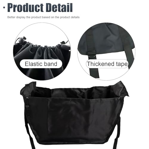 ZIMISI Car Seat Organizer, Oxford Cloth Backseat Car Storage Bag with Drawstrings, Large Capacity Passenger Seat Organizer, Hammock Foldable Hanging Travel Bag for Road Trip (1PC)