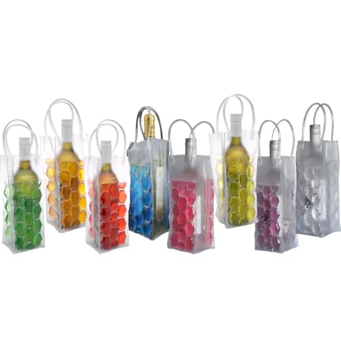 Ice Wine Bag Chiller Cooler - Wine Fridge for Red, White, Champagne or Sparkling. Set 2 (Blue) - style: Blue Wine Bag