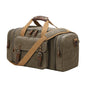 Waxed Canvas Duffel Bag 50L, Army Green | Waterproof, Travel, Overnight, Weekender - color: Army Green