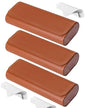 RayLove Hard Shell Glasses Case, Lightweight Leather Eyeglass Case, Travel-Friendly Sunglasses Protector for Men & Women - color: 3, Brown