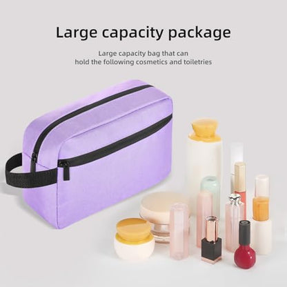 Icramsy Travel Toiletry bag Toiletry bag for women men Hanging Cosmetic bag Travel accessories for Women Men (Purple) - color: Purple