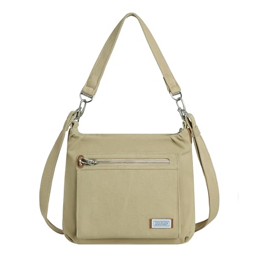 Travelon Anti-Theft Heritage Hobo Bag - color: Natural