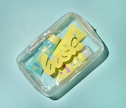 Bask Sunscreen Carry-on Kit: Travel Size Bundle with Beach and Travel Pouch | SPF 30 & 50 Sheer Moisturizing Sunscreen Lotion, Daily Invisible Gel SPF 40 Face Sunscreen, & Convenient Travel Pouch - color: Travel Kit, size: 2.13 Ounce (Pack of 4)