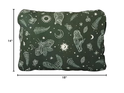 Therm-a-Rest Compressible Cinch Camping and Backpacking Pillow, Regular - 14 x 18 Inch, Woodland - color: Woodland, size: Regular - 14 x 18 Inch