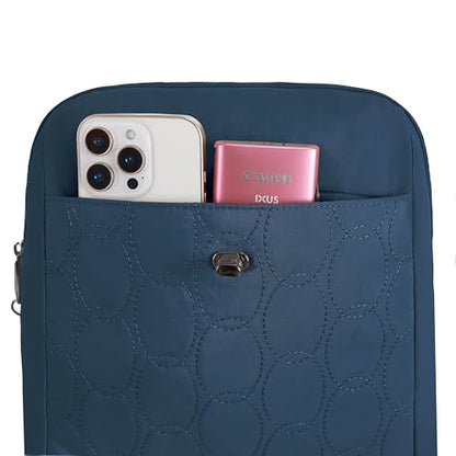 Travelon Anti-Theft Runways Compact Backpack - color: Ocean