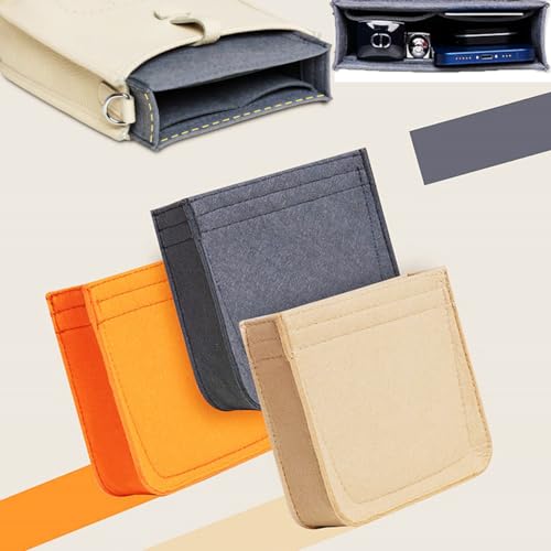 Lckaey Felt Organizer- for Evelyne 33 Bag Evelyne GM Bags Insert- Purse Organizer-1003Khaki-L - color: Khaki, size: Evelyne33