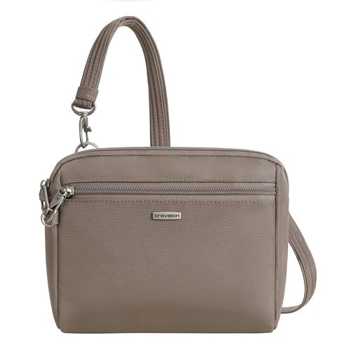 Travelon Anti-Theft Classic Convertible Crossbody & Waist Pack - color: Hazelnut