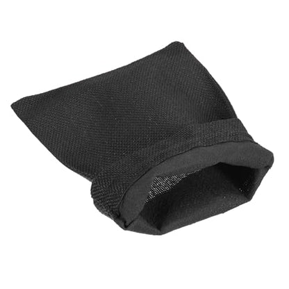 PATIKIL 8"x6" Coin Sacks Bag, 6Pcs Bank Deposit Change Transit Bags with Drawstring Canvas Gift Sacks, Black - color: Black, size: 8"x6"