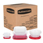Rubbermaid EasyStore Square and Round Containers, 14-Piece Set, Food Storage Containers, Food Storage Containers with Lids - size: 14-Piece