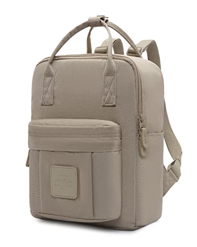 HotStyle BESTIE Mini Backpack Purse, Multiple Colors and Patterns, Small Sized - color: Pd246c(2021), Khaki, style: Plain