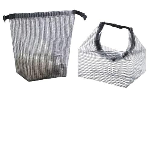 Cosmetic storage bag with dry and wet separation, wash bag, hand-held bag, portable storage bag, simple style,suitable for travel, fitness, swimming, outdoor rafting (Gray, 7.1in*6.3in*9.4in) - color: Gray