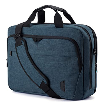 BAGSMART 17.3 Inch Laptop Bag, Expandable Computer Briefcase Men Women,Laptop Shoulder Bag,Work Bag Business Travel Office, Dark Blue - color: Dark Blue-17.3 Inch