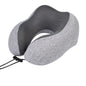 Travel Pillow - Pure Memory Foam Neck Pillow, Comfortable and Breathable Cover, Machine Washable, Airplane Travel kit with 3D Contoured Eye mask, earplugs and Storage Bag