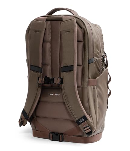 THE NORTH FACE Surge Commuter Laptop Backpack | Daypack With Water Repellent Finish, 16" Laptop Sleeve, Reflective Details - color: Smokey Brown, size: One Size