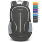 ZOMAKE Ultra Lightweight Packable Backpack 25L, Foldable Hiking Backpacks Water Resistant Small Folding Daypack for Travel(Dusty grey) - color: Dusty Grey