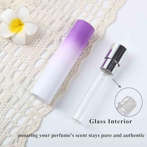 8ML Atomizer Perfume Spray Bottle for Travel (5 PCS) Empty Cologne Dispenser, Refillable Portable Sprayer - size: 8ml-Perfume Atomizer-5p