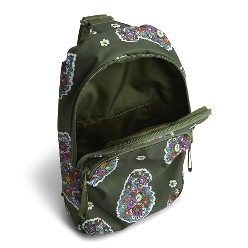 Vera Bradley Women's Ripstop Lorman Sling Backpack, Kew Gardens Green, One Size - color: Kew Gardens Green