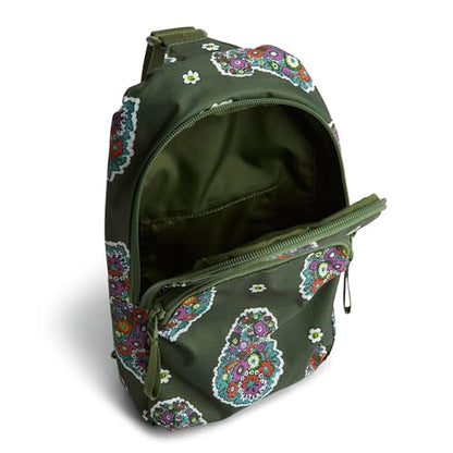 Vera Bradley Women's Ripstop Lorman Sling Backpack, Kew Gardens Green, One Size - color: Kew Gardens Green