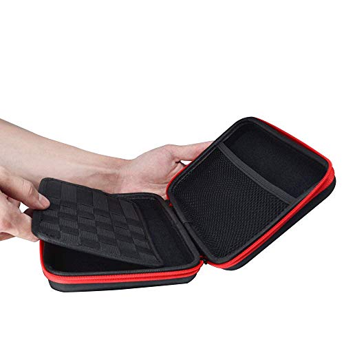 Eva Hard Sell Protective Bag Travel Organizer Case for Diabetic Supplies Testing Kit,Blood Glucose Monitoring Systems,Test Strips,Syringes,Insulin,Electronic Accessories (Black)