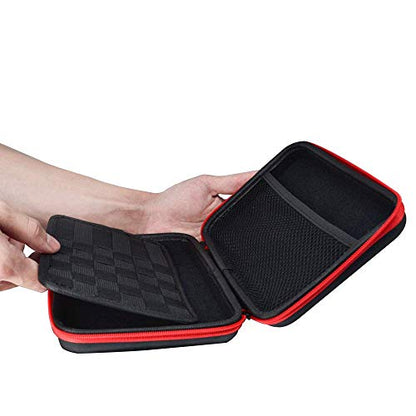 Eva Hard Sell Protective Bag Travel Organizer Case for Diabetic Supplies Testing Kit,Blood Glucose Monitoring Systems,Test Strips,Syringes,Insulin,Electronic Accessories (Black)