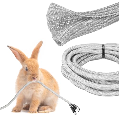 JOTO 1 Pack Cable Management Sleeve, 10 Feet Cord Organizer System with Zipper for TV Computer Office Home Entertainment, Flexible Cable Sleeve Wrap Cover Wire Hider System -Grey - color: Grey, size: 1 Pack, 10 Feet