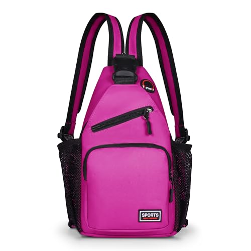 Crossbody Backpack Convertible Sling Bag for Women Men with Adjustable Strap Small Casual Daypack for Hiking Traveling (Small, 11-Inch, Purple) - color: Purple, size: 11-Inch