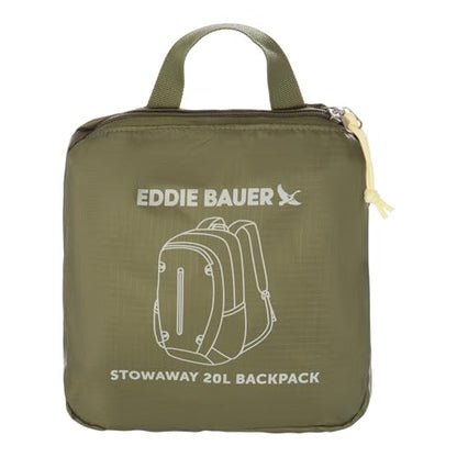 Eddie Bauer Stowaway Packable Backpack | Travel | Outdoor | Lightweight | Foldable | Durable | Ripstop Polyester | 20L - Irish Green - color: Irish Green, size: 20L