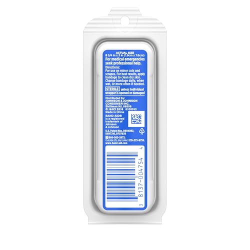 Band-Aid Brand Flexible Fabric Adhesive Bandages for Wound Care and First Aid, All One Size, 8 ct - size: 8 Count, style: All One Size