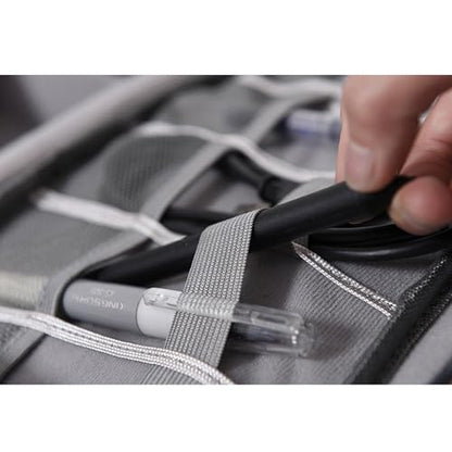 Organizer Case Small Electronic Devices USB Charger Accessories Mouse Phone Cable SD Power Bank Earphone - color: Medium-Purple