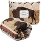 Carstens, Inc. Travel Blanket, Premium Compact 2-in-1 Airplane Blanket/Pillow, Buffalo Stripe - color: Buffalo Stripe
