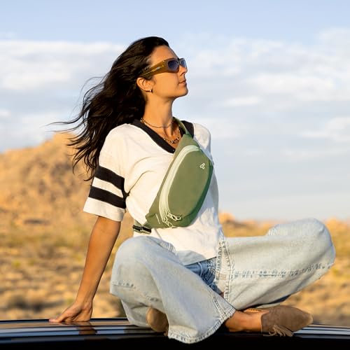 Travelon Anti-Theft The Voyages Waist Pack - color: Olive