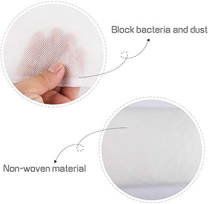 Disposable Seat Covers and Armrest Covers for Airplane Railways, Train, Bus, Office,Movie Theatre and Taxi,Eco-Friendly/Recyclable/Portable Non-Woven Seat Surface Protective Pad (Pack of 2)