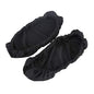 1 Pair Knitted Elastic Fabric Chair Armrest Covers Office Wheelchair Arm Rest Pad Elbows Forearms Pressure Relief slipcover (Black)