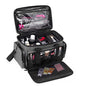 BAFASO Large Makeup Bag with 2 Removable Pouches and Detachable Dividers, Multifunctional Toiletry Bag Cosmetic Bag to Keep Makeup and Hair Supplies (Patent Pending), Gray - color: Gray