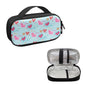 Pink Love Heart Print Diabetic Supplies Storage Bag, Stethoscope Print Portable Glucose Meter Carrying Case for Women Nurse Diabetic Supplies - color: Pink Love Heart Stethoscope
