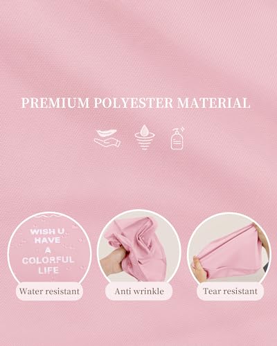 Anjing Packing Cubes for Suitcase 11PCS Luggage Packing Organizers Travel Essentials Luggage Organizer Hooked Toiletry Bag Cosmetic Bag and Shoes Bag, Pink - color: Pink-11pcs