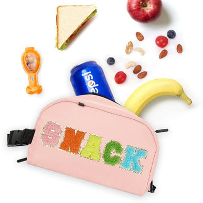 Cerbonny Mini Cooler Bag, Freezable Lunch Bag & Snack Bag, Insulated Bag for Travel/Work/School, Small Cooler Lunch Box with Detachable Gel Packs - color: Pink - Snack