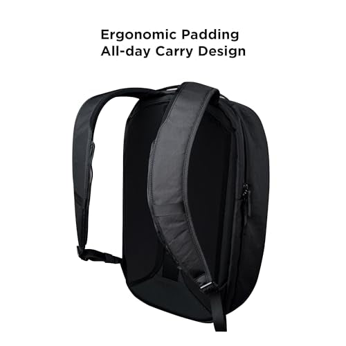 ALPAKA Metro Backpack Pro for Men - Fits 16" Laptop Business Travel Backpack with YKK Zippers, MOD Key Leash & Luggage Pass-through, Padded and Weatherproof X-pac Material Work Bag (Black) - color: Black