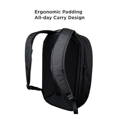 ALPAKA Metro Backpack Pro for Men - Fits 16" Laptop Business Travel Backpack with YKK Zippers, MOD Key Leash & Luggage Pass-through, Padded and Weatherproof X-pac Material Work Bag (Black) - color: Black