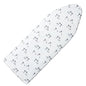 Seiritex Over the Door Ironing Board Cover 13 x 37 inch, Small Iron Board Cover w 3 Layers Heat Reflective Thick Padding with Hook and Loop Fasteners (Gray Sheep) - color: Gray Sheep, size: 13x37