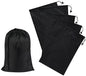 PALTERWEAR Drawstring Bag with Toggle - Nylon Cinch and Ditty Sturdy Organization Pouch Six-Pack (Red, 10 x 15 Inch, Set of 6) - color: Black, size: 10 x 15 Inch