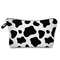Deanfun Cosmetic Bag for Women Trendy Makeup Bags Organizer Travel Waterproof Toiletries Bag Accessories Cow Point Gifts (52558) - color: 52558