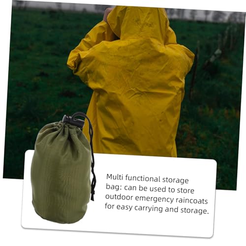 Holibanna Outdoor Compression Stuff Sack Lightweight Nylon Drawstring Organizer for Raincoat and Camping Gear for Hiking and Travel Storage