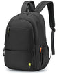Personal Item Bag 17x10x9 Ryanair Backpack Flight Approved Lightweight Causal Bookbag for College, Travel (Black) - color: Black