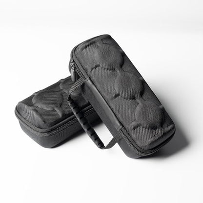 3 slots watch case for travel and storage, hard Watch Roll Organizer holder for Men and Women with microfiber lining - size: 3 slots