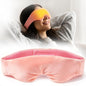 Akakios Heated Eye Mask for Dry Eyes, Microwavable Moist Heat Weighted Eye Masks Warm Compress for Dark Circles and Puffiness, Relief Stye Treatment, with Washable Cover(Pink) - color: Pink