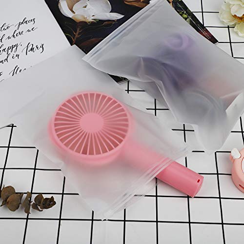 6x9 inch 100pcs Small Storage Bags with Zipper, Plastic Poly Bags for Shipping, Organizing Gloves, Phone Case, Sealable Poly Mailers for Packaging Clothing - size: 6x9"
