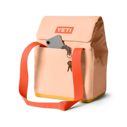 YETI Daytrip 14L Insulated Soft Cooler Tote Bag - color: Peach/Beekeeper