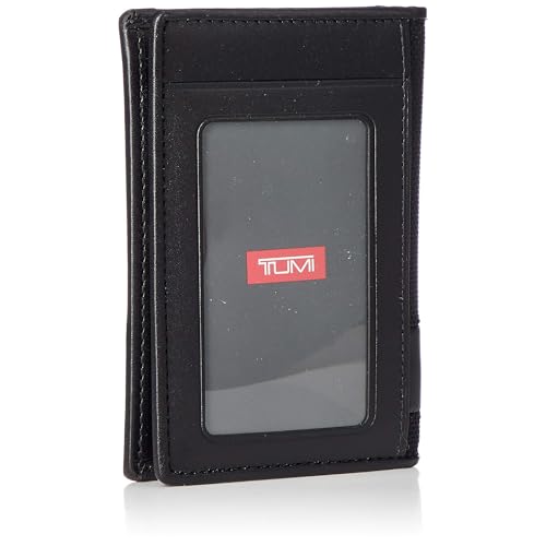 Tumi 01192274 ALPHA SLG Multi-Window Card Case Official Genuine Product, Black, One Size